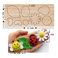 new bee wooden dies cutting dies for scrapbooking multiple sizes v 2392