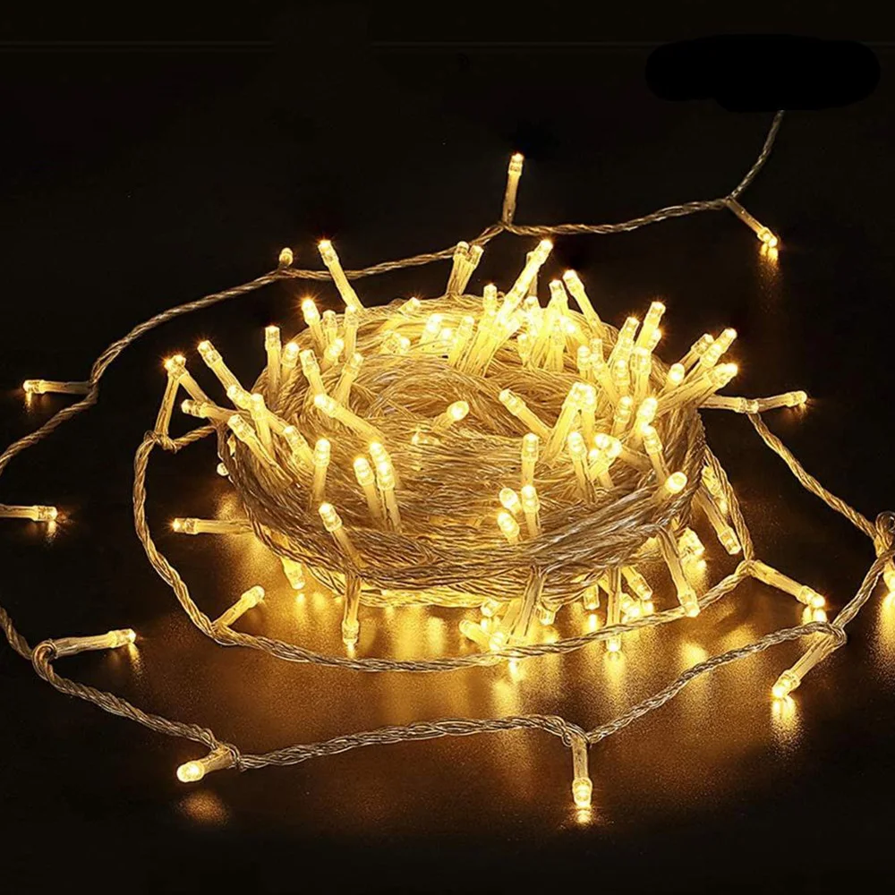 Гирлянда 10 м 20 30 декоративное освещение на Рождество/свадьбу/вечерние ринку