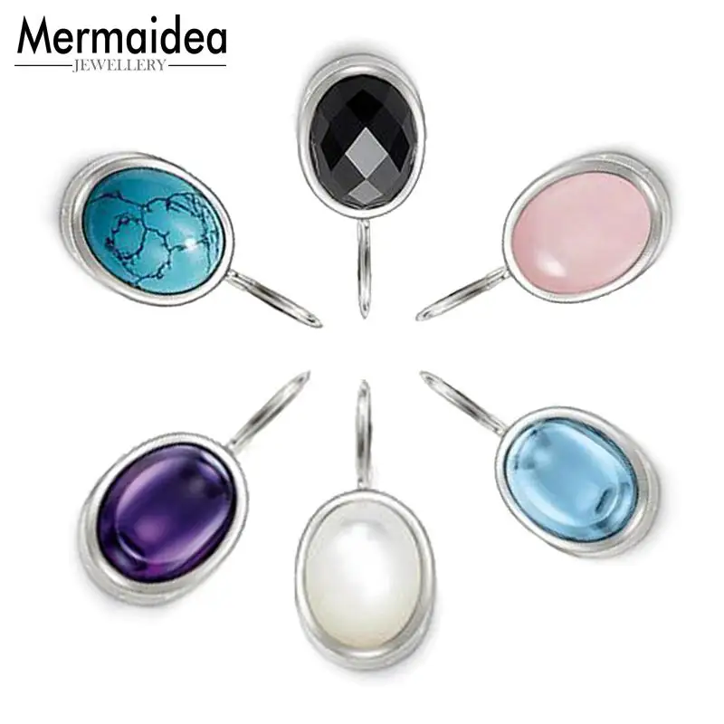 Овальные серьги капли Из Посеребренного грама Diy хорошее украшение для женщин 2020