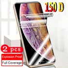 Гидрогелевая пленка для iphone 6, 6s, 7, 8 plus, iphone 11 pro max, x, xs max, xr, 2 шт.