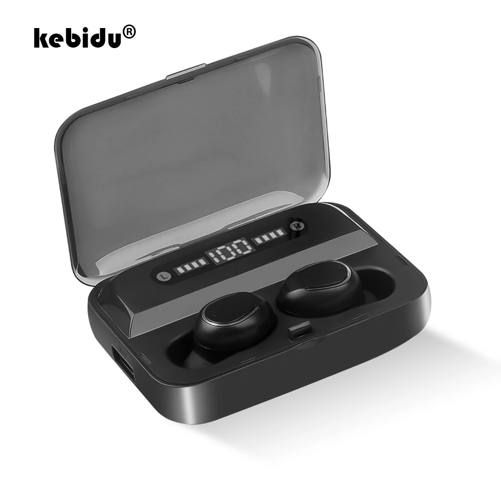 F9 5 наушники вкладыши TWS с Беспроводной Bluetooth 0 сенсорный 8D спортивные стерео