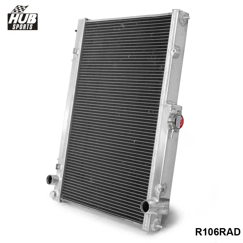 2 рядный алюминиевый радиатор 42 мм для Nissan Skyline R33 R34 GTR GTST RB25DET MT HU R106RAD|radiator for
