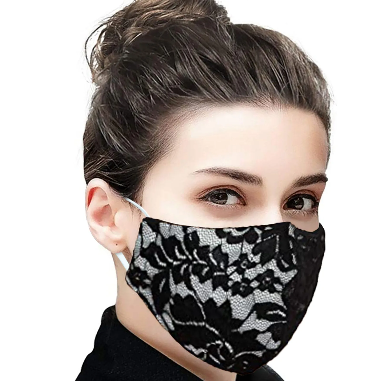 Маски для косплея многоразовые регулируемые черные | Тематическая одежда и