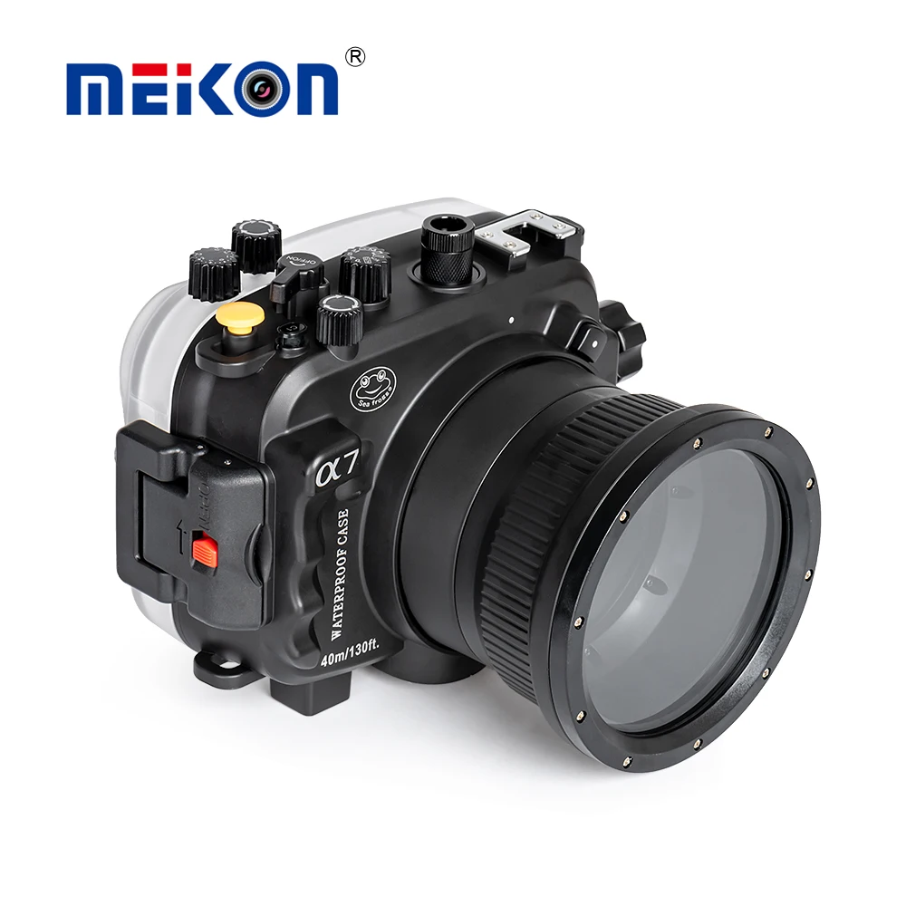 Чехол для камеры дайвинга Sony A7 подводный 40 м водонепроницаемый корпус с линзами 28