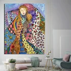 Художественная картина Gustav Klimt, Картина на холсте, принты для гостиной, украшение для дома, современные украшение на стену, живопись маслом постеры, картина, художественное оформление