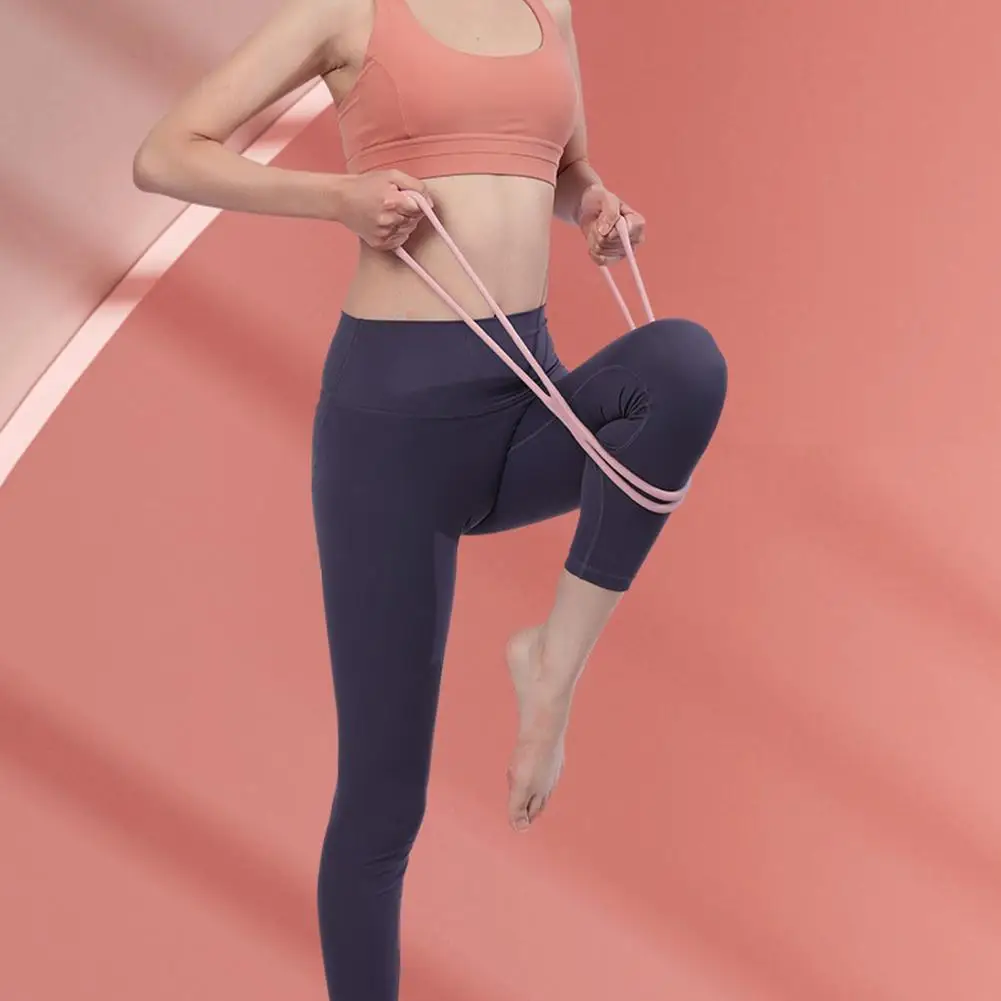 TPR 8 Kata Fitness Yoga Gum Elastis Band Fitness Resistance Karet Band Fitness Perlengkapan Fitness Expander Latihan Gym Kereta