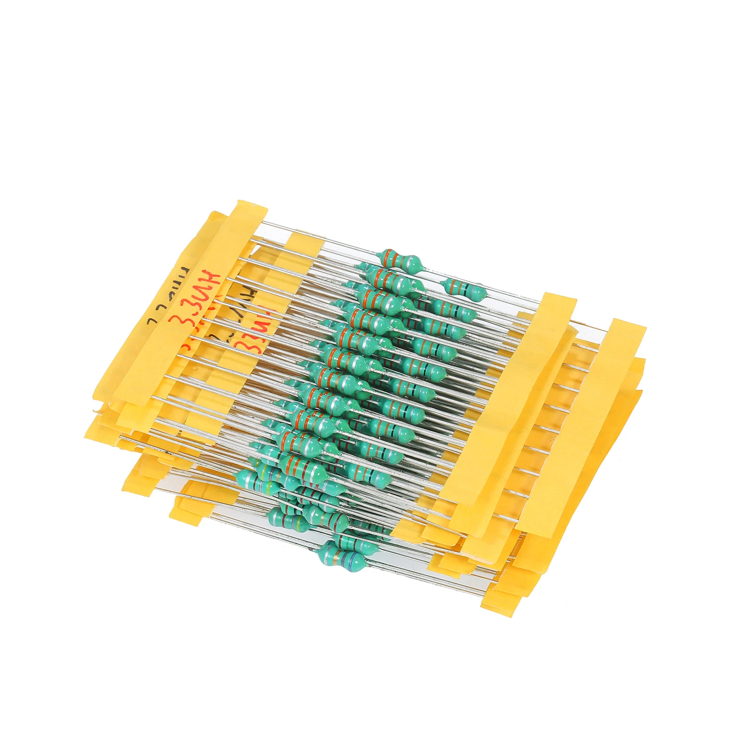 

200Pcs 0510 DIP Chromatic Ring Inductor Assortment Kit Set Tolerance ±10% Power 1W 20 Inductance