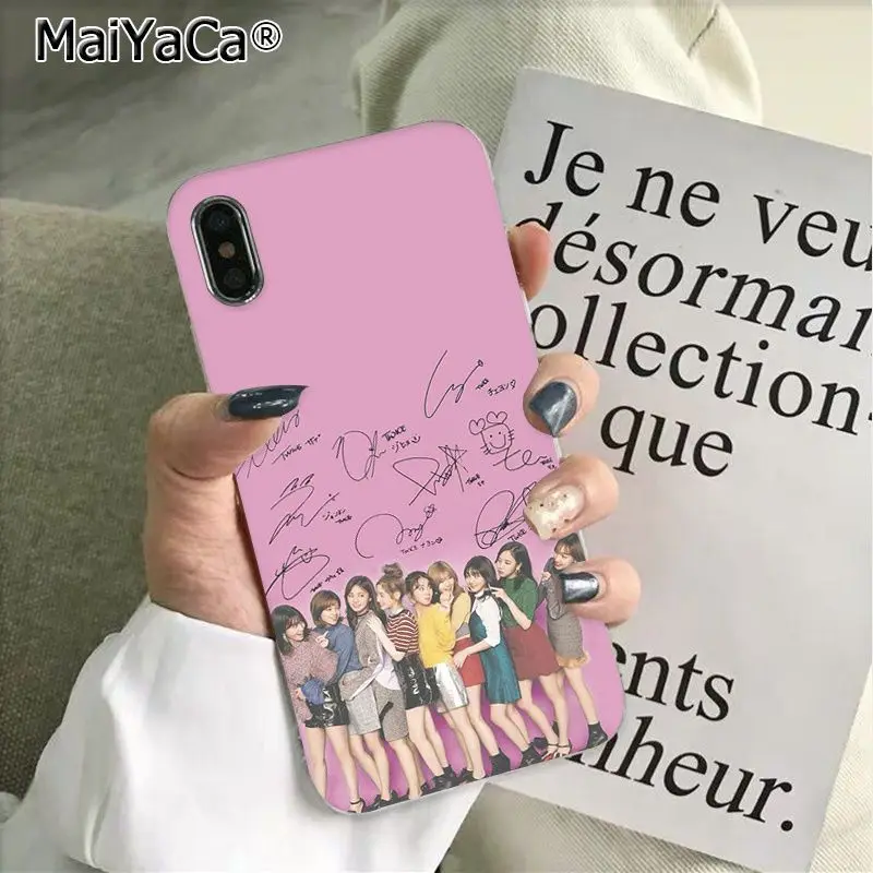 MaiYaCa Twice Mina Momo Kpop Новое поступление Модный чехол для телефона для iphone 11 pro 8 7 66S Plus X 5S SE XS XR XS MAX