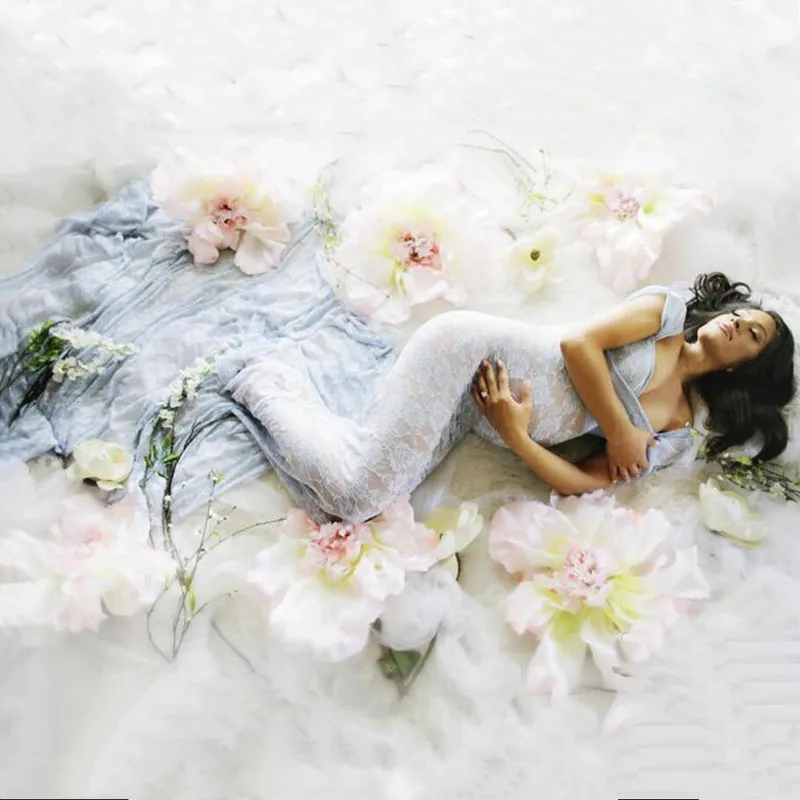 Кружевное платье для беременных Одежда Реквизит фотосессии Соблазнительное