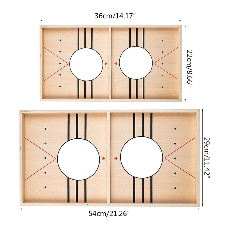 

Desktop Ice Hockey Board Game Table Playset Educational Interactive Parent-Children Sport Toy w/t Wooden Board Kids Gift D5QD