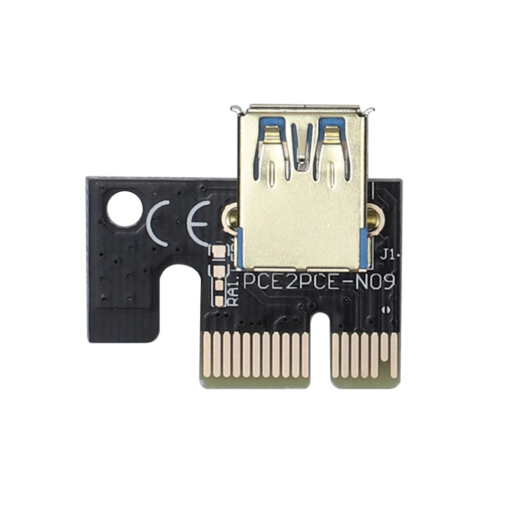 Новый 6 шт. VER009 USB 3 0 PCI-E Riser VER 009S Express 1X 4x 8x 16x расширитель переходника карта SATA 15pin до