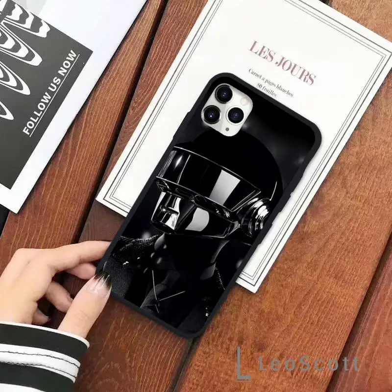 

rock music Daft Punk Helmet poster Phone Case for iPhone 11 12 mini pro XS MAX 8 7 6 6S Plus X 5S SE 2020 XR