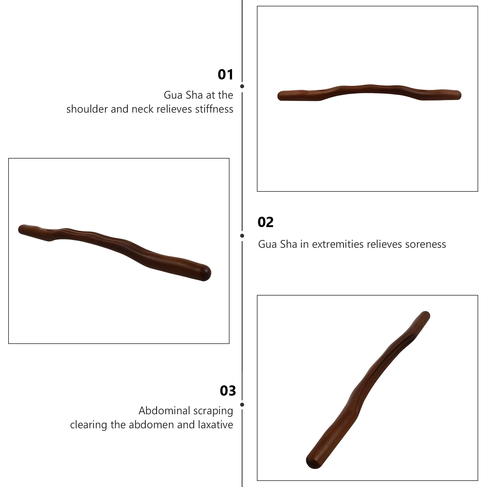 

1pc Practical Durable Simple Convenient Creative Massaging Stick Household Massager for Home