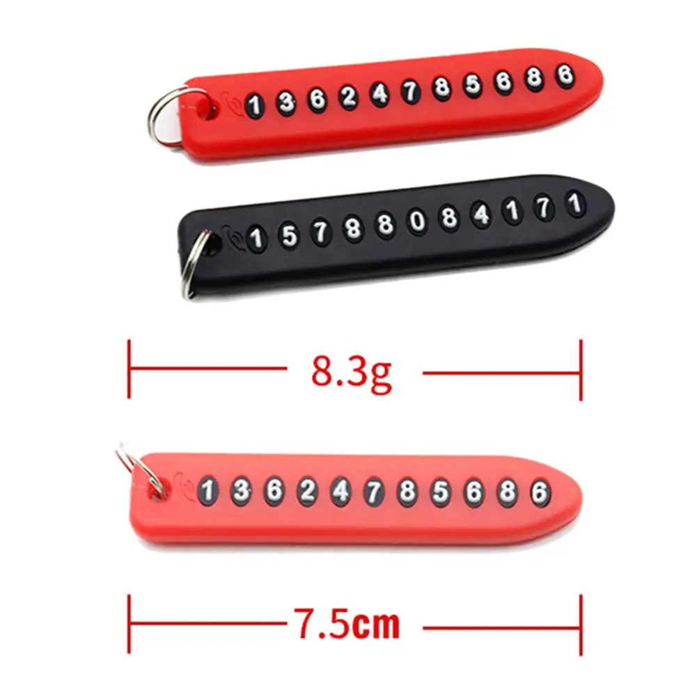 Анти потеря номер телефона пластина ключ бирка для карты телефон кулон брелок