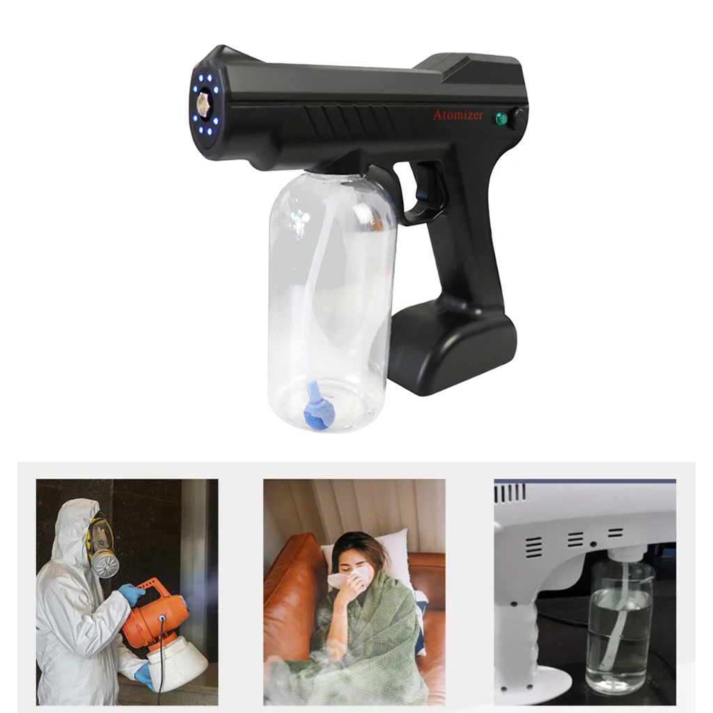 

Hand-held USB Nano Sanitizer Sprayer Disinfectant Gun Machine Sanitizing