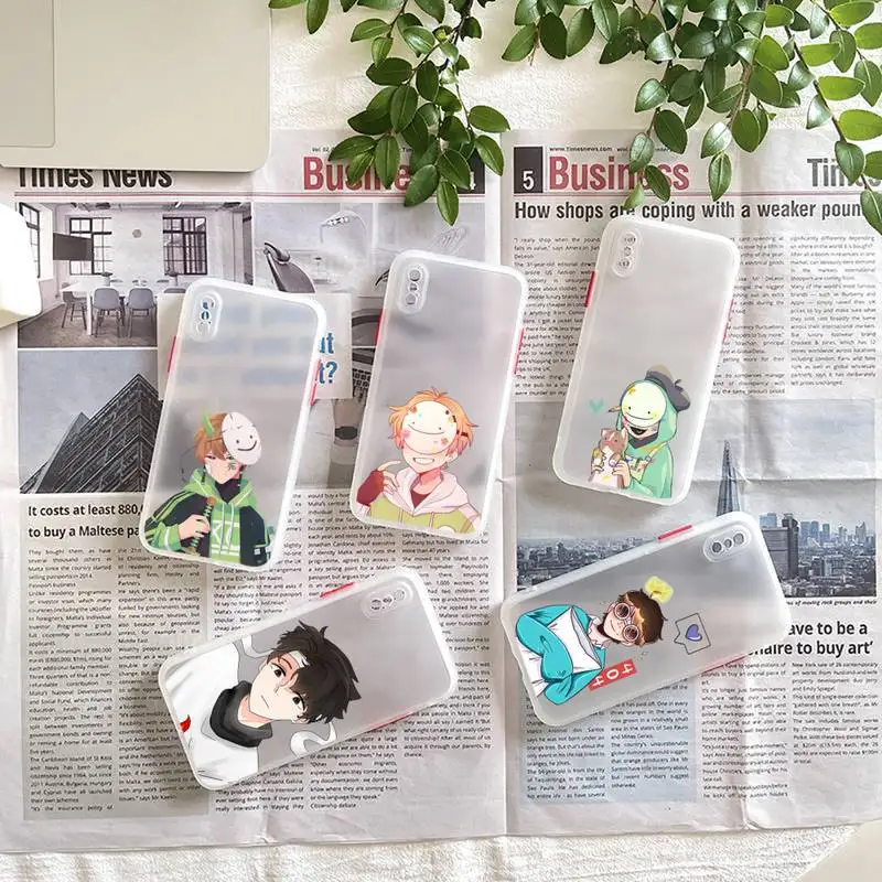 

Hot Dream Smp cartoon game Phone Case matte transparent For iphone 7 8 11 12 13 plus mini x xs xr pro max cover