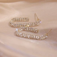 hot design exquisite super shine inlaid cz earring for women cubic zirconia temperament stud earrings accessories pendant gift