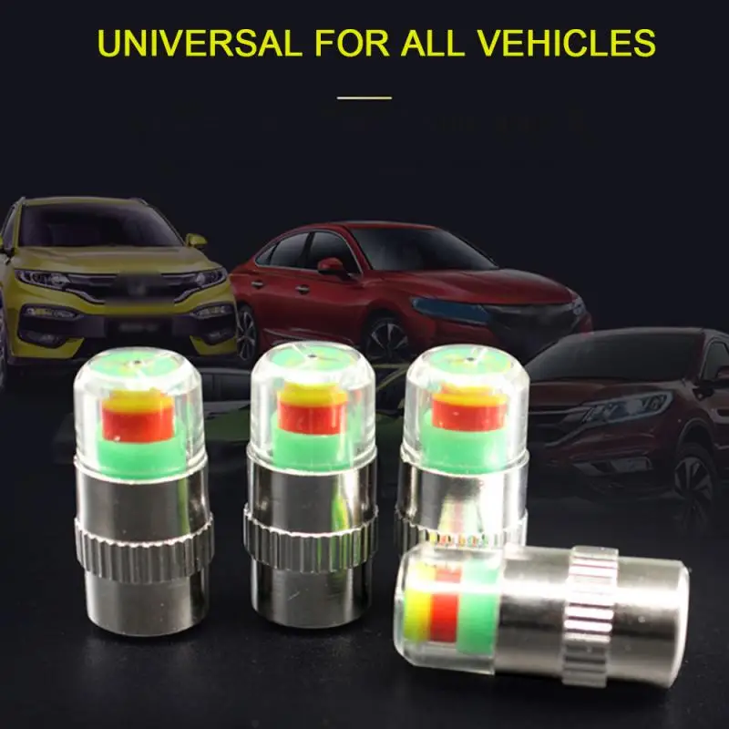 

2.0 Bar/2.2Bar/2.4Bar 36PSI Car Auto Tire Pressure Monitor Valve Stem Caps Sensor Indicator Eye Alert Diagnostic Tools Kit TXTB1