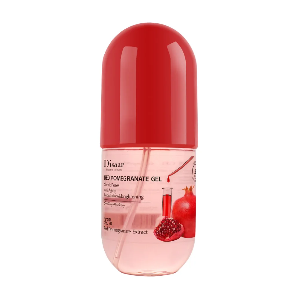 

280ml Red Pomegranate Gel Moisturizing Eliminate Skin Damage Treat Acne Pimples Shrink Pores Repair Skin Smoothing Body Care