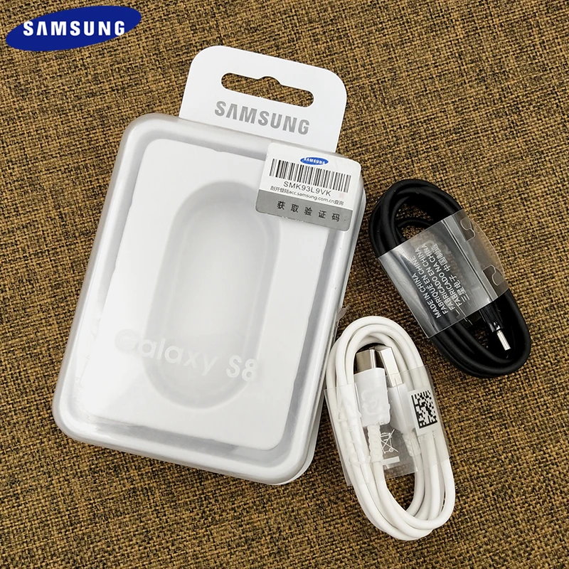 Оригинальный Samsung S8 S9 S10 S20 Plus Быстрый зарядный кабель USB 3 1 Type C Дата-кабель для Galaxy