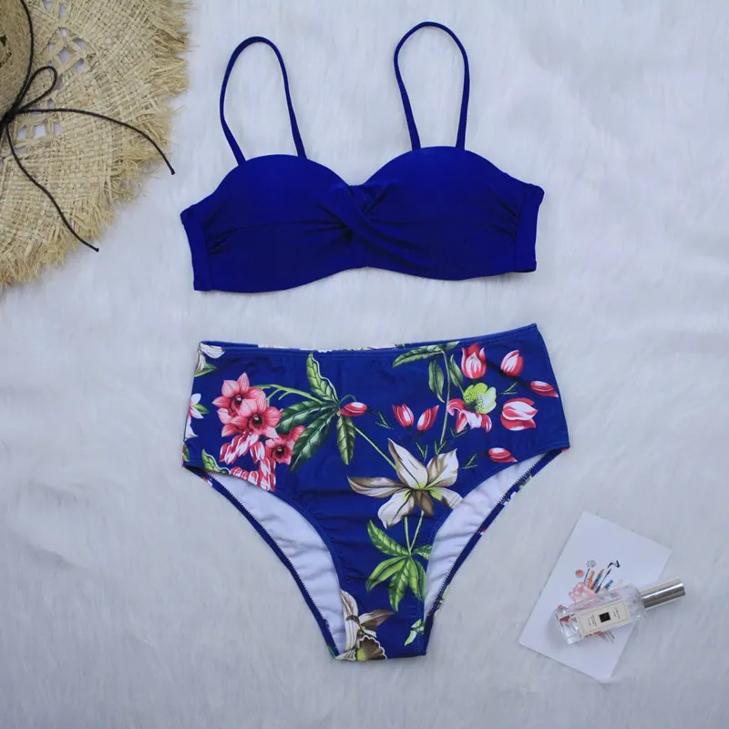 Tengweng 2020 Новый пуш ап бикини женский купальник с высокой талией сексуальный набор