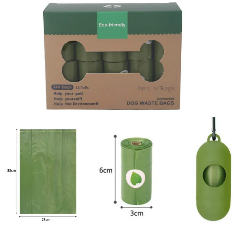 30 рулонов = 450 штук мешков для напыления собак экологически чистые мешки очистки