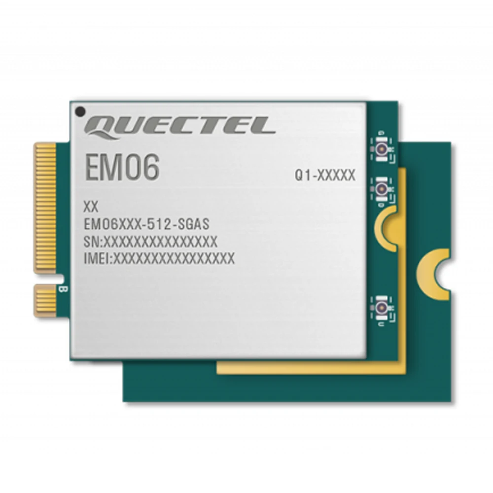 EM06-E/EM06ELA-512-SGAS 4G LTE Wireless Industrial IOT/M2M-Optimized Cat 6 M.2(NGFF) модуль для EMEA/APAC①/Бразилия |