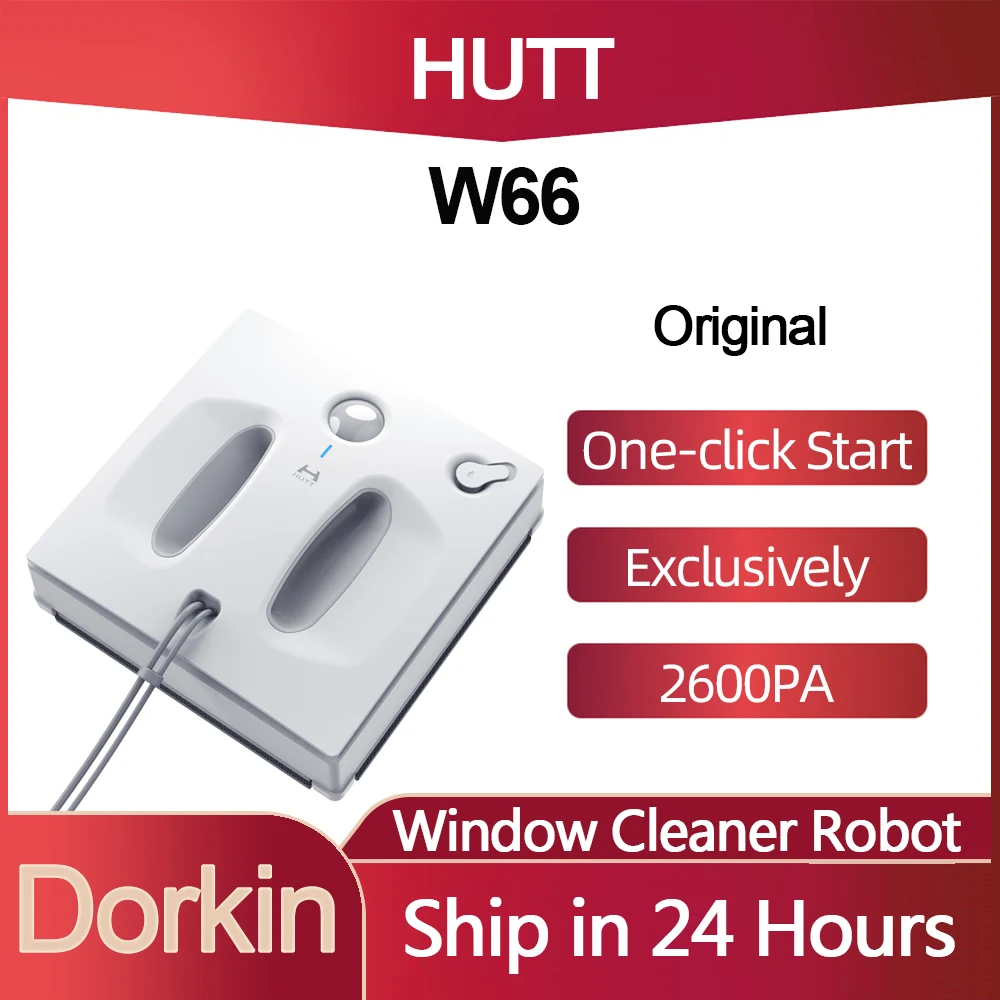 

Youpin HUTT W66 Window Cleaner Robot for Home Smart Planned Glass Electric Windows Cleaning Washer Vacuum Cleaner