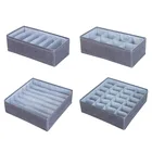 Ящик для хранения бюстгальтеров, органайзер для нижнего белья, складной ящик, органайзеры для шкафа, разделители для одежды, носков, шарфов