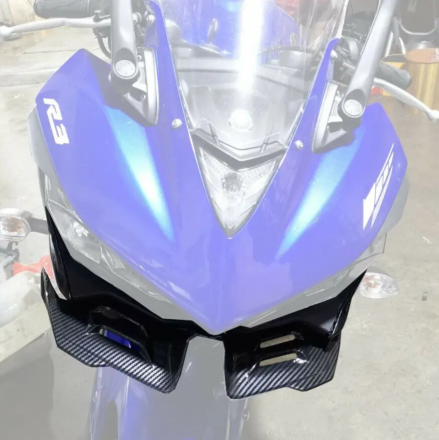 

Yamaha YZF R25 R3 For Aerodynamic Winglet Front Fairing Race Fins Windshield