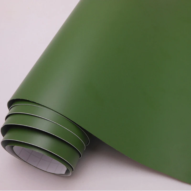 Матовая армейская зеленая виниловая матовая фотоклейкая наклейка для мотоцикла