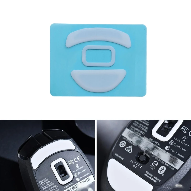 

1 Pack Esports Tiger Gaming ICE Version Mouse Skates Mouse Feet for razer OROCHI V2 Mouse White Glides Curve Edge