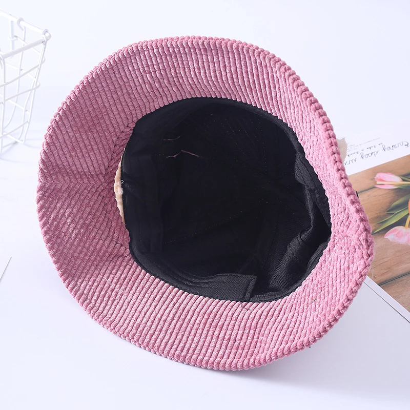 Детская шапка в рыбацком стиле Новинка сезон осень-зима теплая с вышивкой