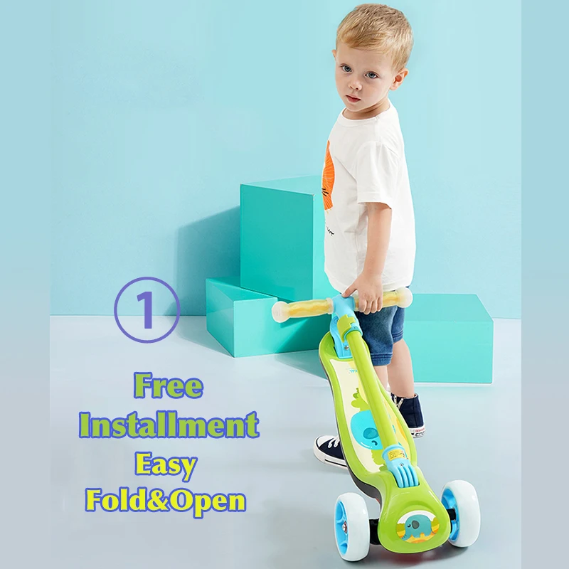 Детский Блестящий скутер детский Балансирующий велосипед игрушки для езды на