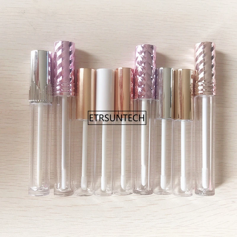 100pcs Clear Empty Lip Gloss Tubes Containers Diamond Pearl Rainbow Pink lipgloss Tubes DIY Makeup Cosmetic bottles F20171857