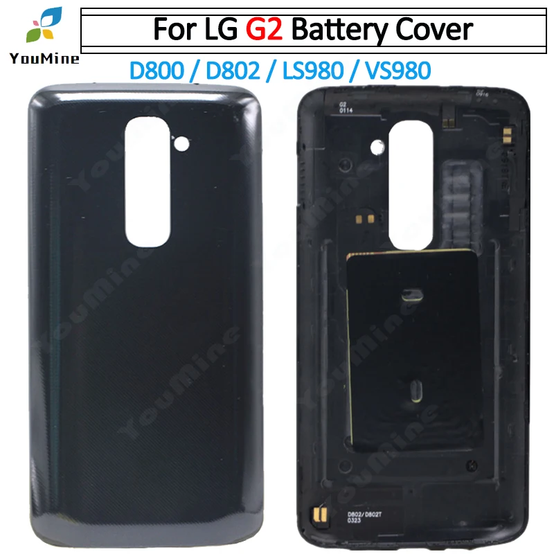 Черный и белый чехол для аккумулятора корпус LG G2 задняя крышка D800 D802 LS980 VS980 +