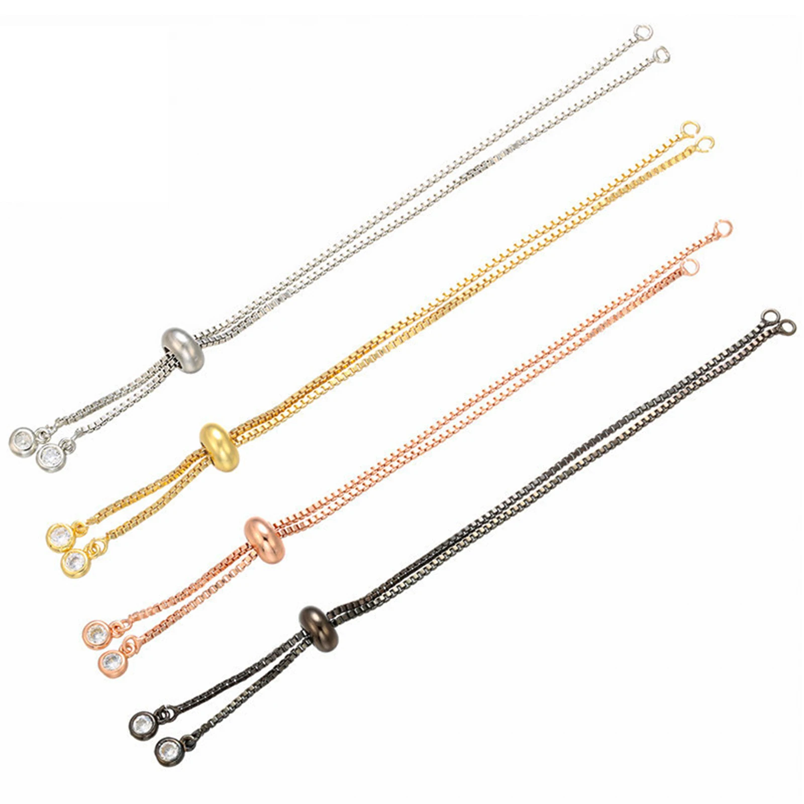 

1.3x240mm Brass Adjustable Bracelet Making Models Bracelet Jewelry For Making Jewelry Chain Accessories