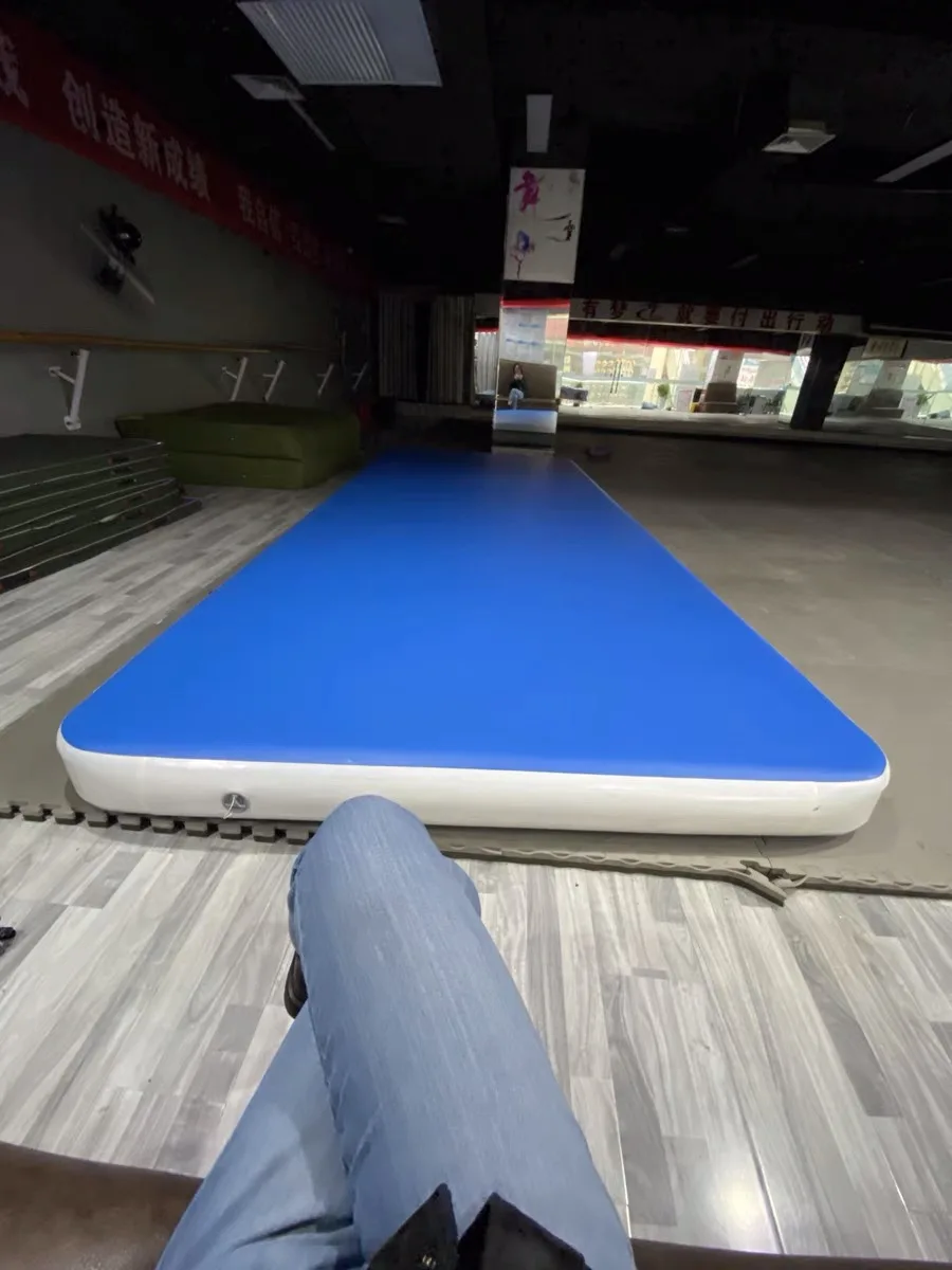 Цена С двойными стенками Ткань Воздушный гимнастический коврик Бесплатная доставка Плюс размер надувные акробатика Airtrack коврик и формирующая л...