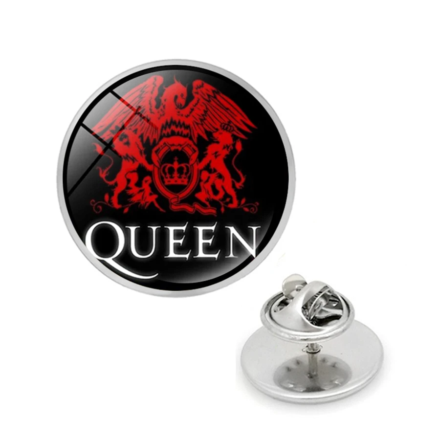 Мода поп и Рок Королева группа Броши нержавеющая сталь булавки ручной работы