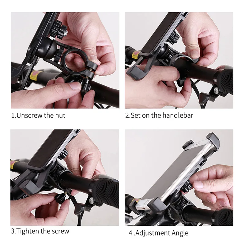 Держатель для телефона велосипеда мотоцикла смартфона крепление зеркала