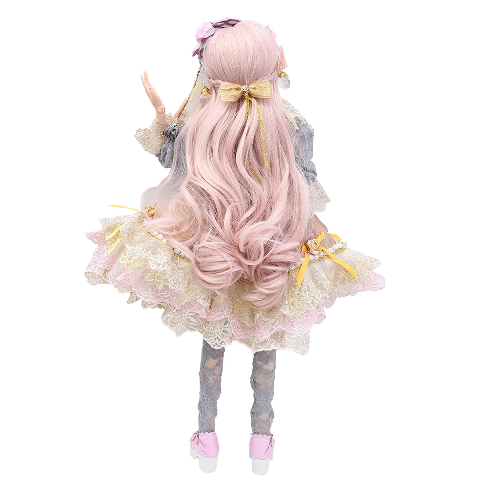 Шарнирная элегантная кукла 60 см игрушки 1/3 коричневые глаза с одеждой красивые