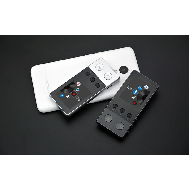 Mp3 плеер металлический со светодиодсветодиодный подсветкой и поддержкой Bluetooth 1 8