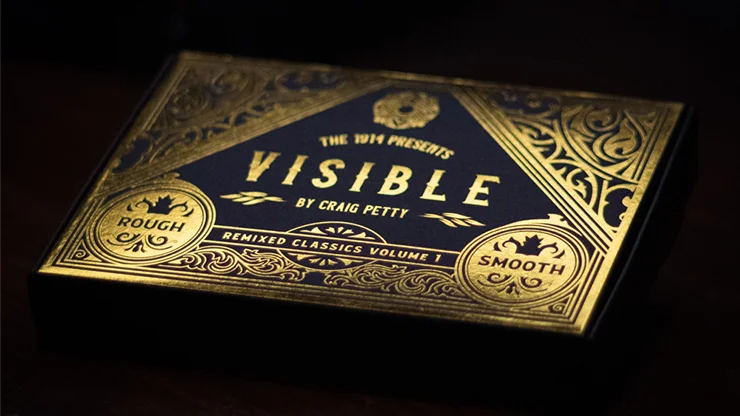 Visible (Gimmicks) by Craig Petty Card Magic and Trick Decks Beginner Close up Magic Tricks Props Illusions Magician Mentalism