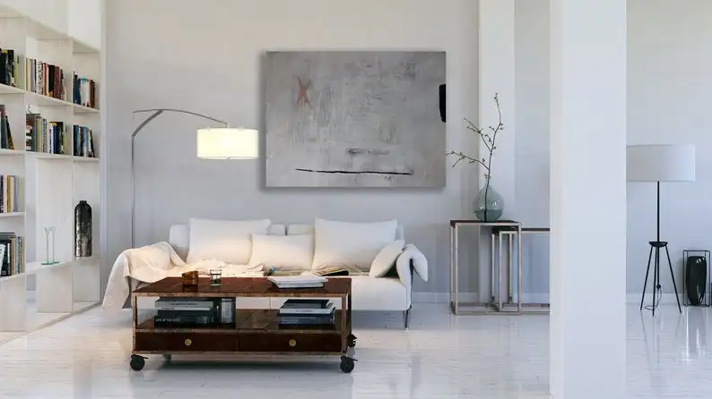 

Название пинцевальная белая монохромная живопись белая Абстрактная живопись однообразная Масляная картина Artabstract