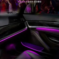 For BMW X3 X4 2012-2017 11 color special car interior ambient light original car knob button control and CD panel button control