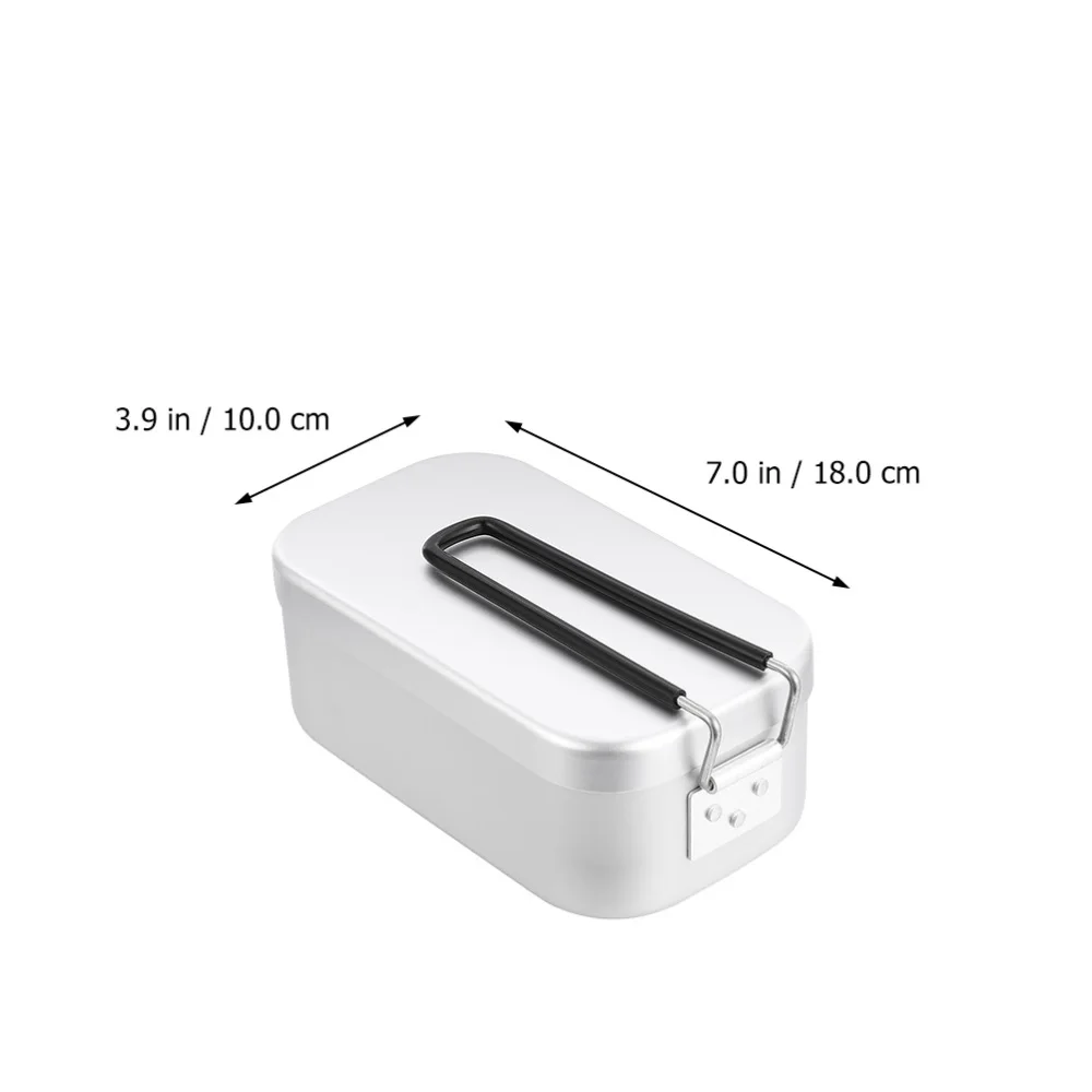

1 Pc Convenient Food Container Camping Folding Bento Case with Bag