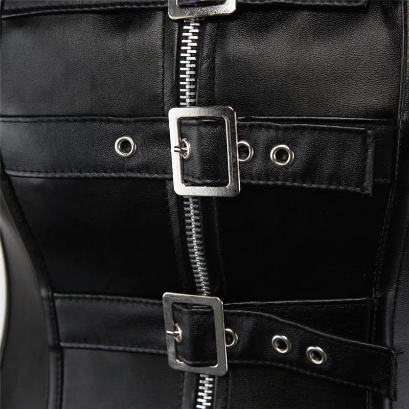 Стимпанк Ремни Корсеты и бюстье Сексуальная Женская Искусственная кожа корсет