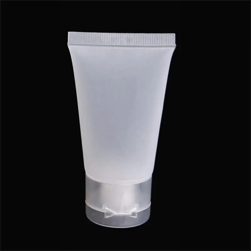 Белая пустая пластиковая бутылка для путешествий портативные многоразовые тубы