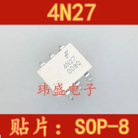 

10pcs 4N27 4N27M 4N27SR2M SOP-6