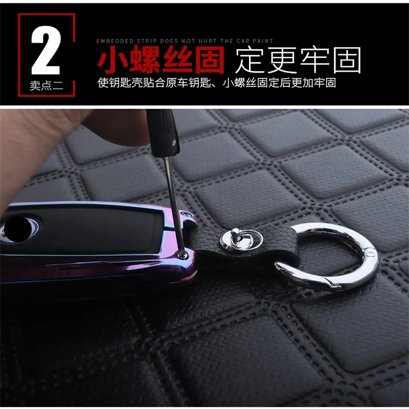 Цинковый сплав + силиконовый чехол для ключей от машины VW polo Golf 7 MK7 CombiA7 Skoda Yeti Superb